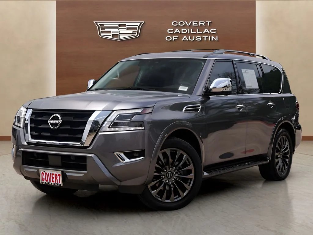 Gray 2021 Nissan Armada Platinum for sale in Austin, TX