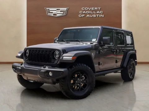 Gray 2025 Jeep Wrangler Willys 4xe for sale in Austin, TX