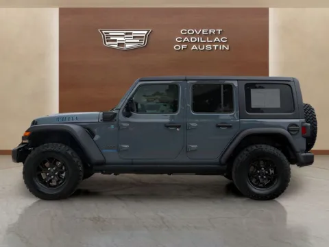 Photos of 2025 Jeep Wrangler Willys 4xe for sale in Austin, TX at Covert Cadillac