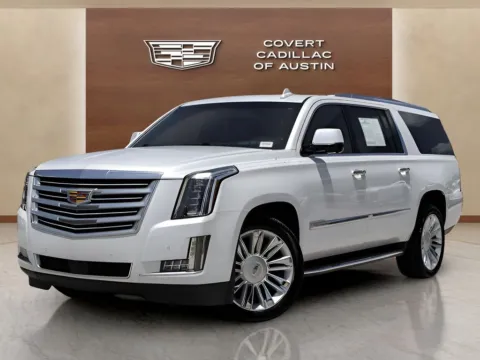 White 2016 Cadillac Escalade ESV Platinum Edition for sale in Austin, TX