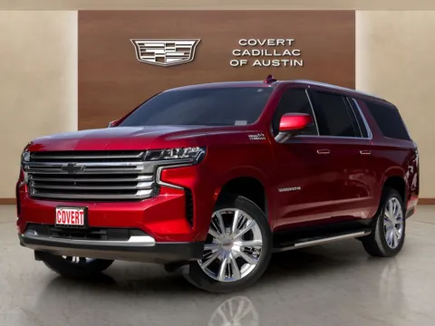 Red 2024 Chevrolet Suburban High Country for sale in Austin, TX