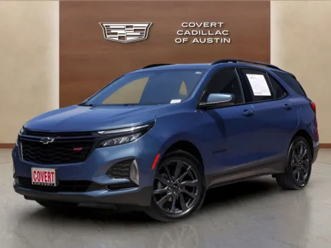 Blue 2024 Chevrolet Equinox RS for sale in Austin, TX