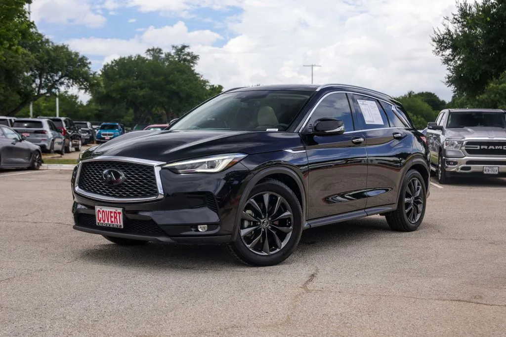 Black 2019 INFINITI QX50 LUXE for sale in Austin, TX