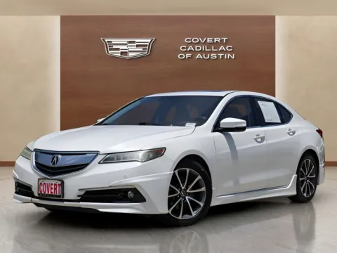 White 2015 Acura TLX V6 Advance for sale in Austin, TX