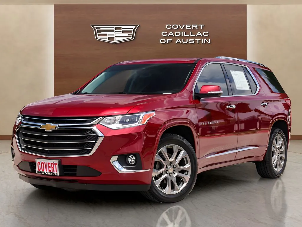 Red 2019 Chevrolet Traverse Premier for sale in Austin, TX