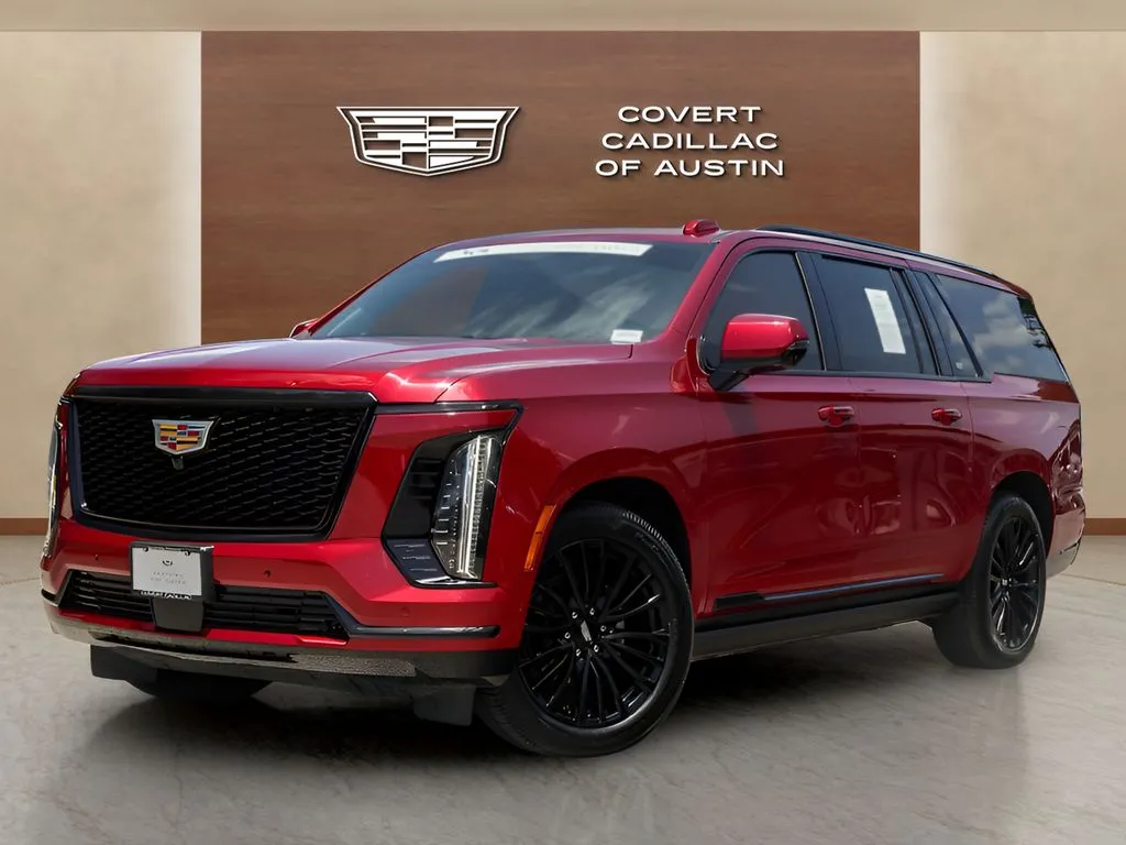 Red 2025 Cadillac Escalade ESV Sport Platinum for sale in Austin, TX