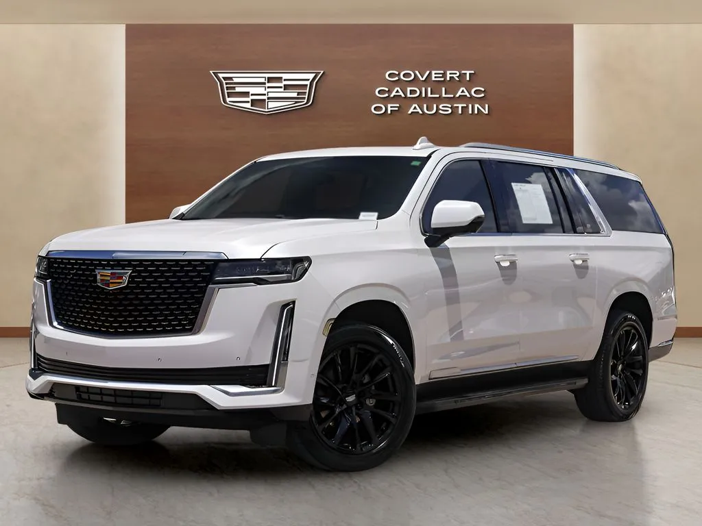 White 2021 Cadillac Escalade ESV Premium for sale in Austin, TX