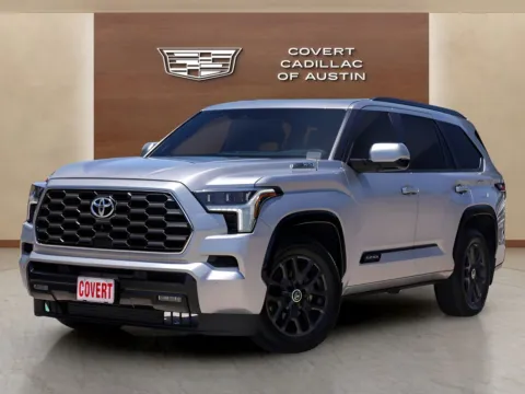 Silver 2024 Toyota Sequoia Platinum for sale in Austin, TX