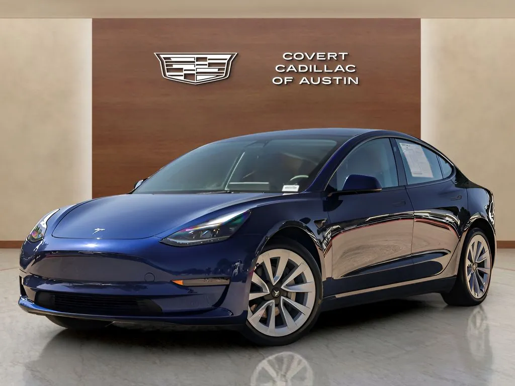 Blue 2023 Tesla Model 3 for sale in Austin, TX