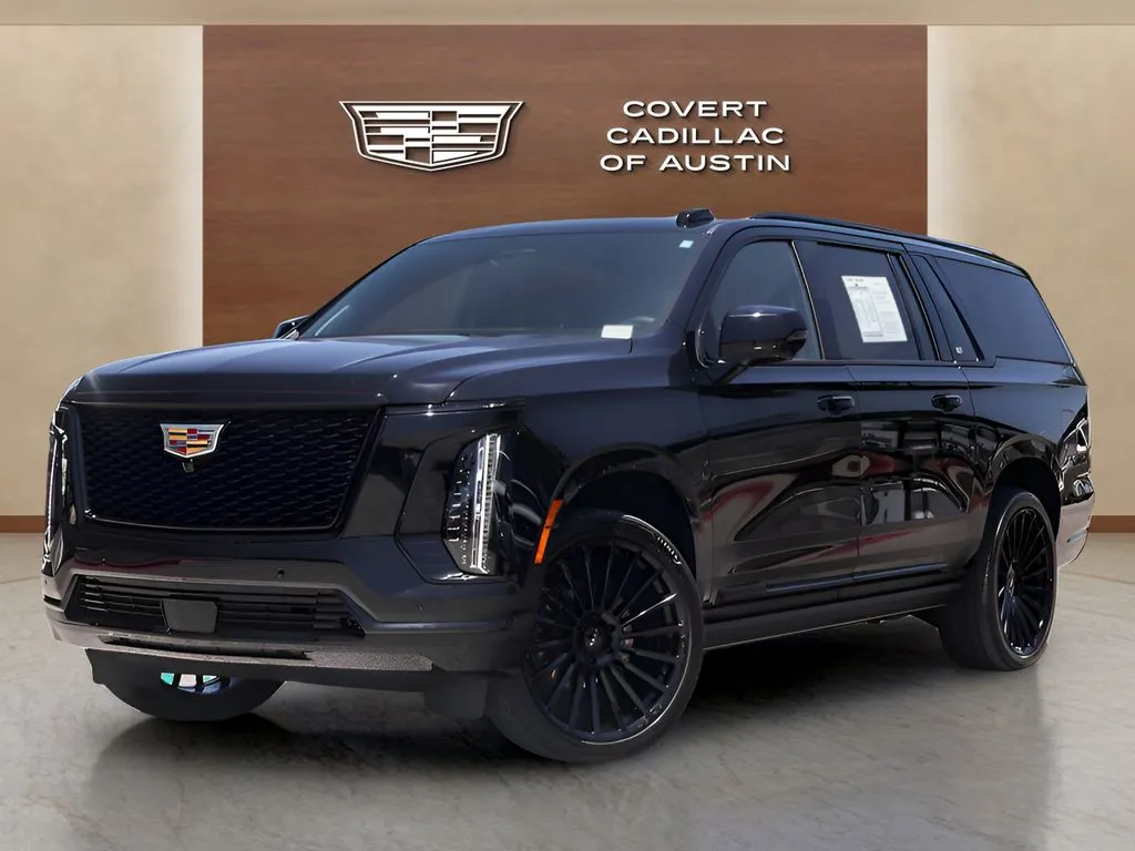 Black 2025 Cadillac Escalade ESV Sport Platinum for sale in Austin, TX