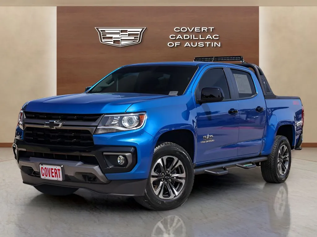 Blue 2022 Chevrolet Colorado Z71 for sale in Austin, TX