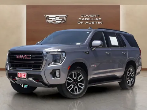 Gray 2021 GMC Yukon AT4 for sale in Austin, TX