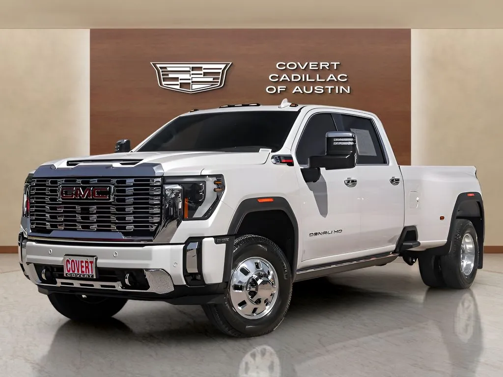 White 2024 GMC Sierra 3500 HD Denali for sale in Austin, TX