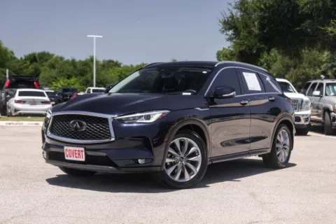 Blue 2021 INFINITI QX50 LUXE for sale in Austin, TX