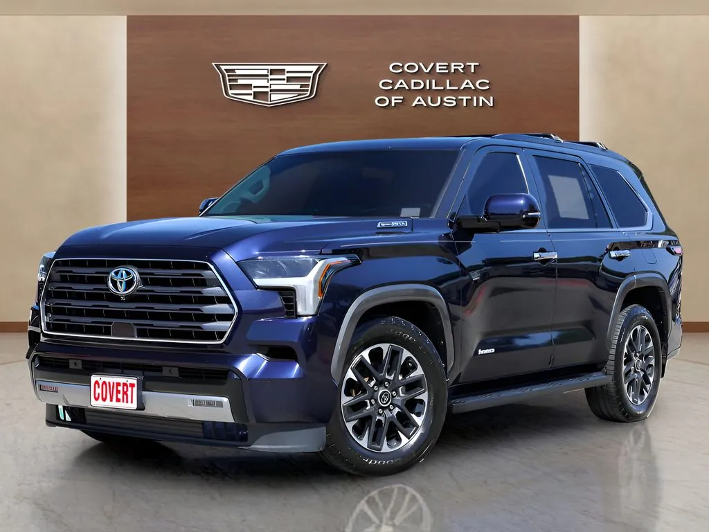 Blue 2023 Toyota Sequoia Limited for sale in Austin, TX