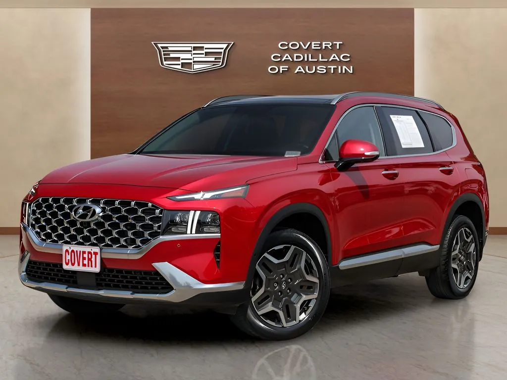 Red 2022 Hyundai Santa Fe Limited for sale in Austin, TX