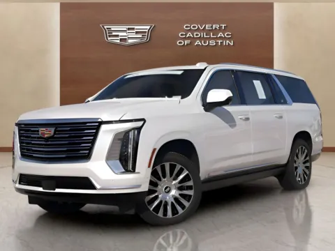 White 2025 Cadillac Escalade ESV Premium Luxury Platinum for sale in Austin, TX
