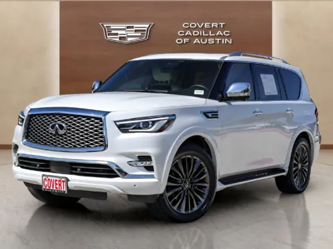 White 2022 INFINITI QX80 Sensory for sale in Austin, TX