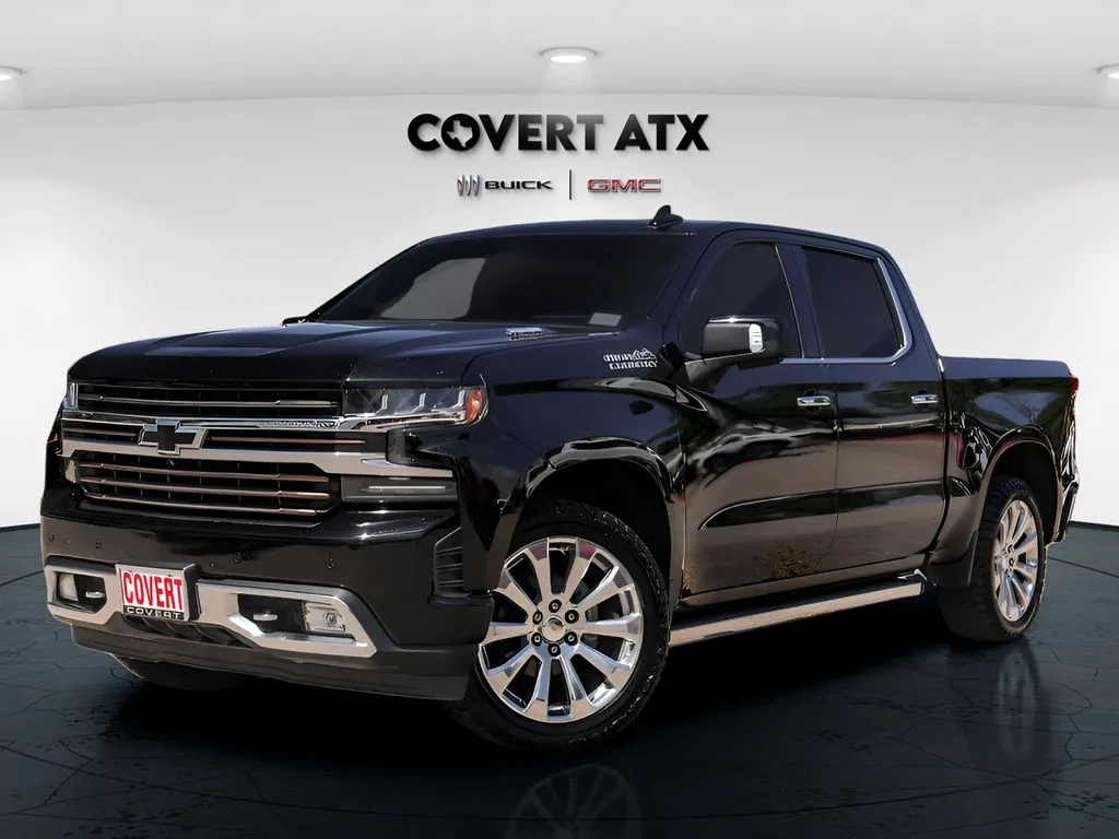 Black 2020 Chevrolet Silverado 1500 High Country for sale in Austin, TX