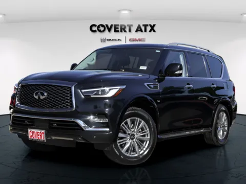Black 2020 INFINITI QX80 LUXE for sale in Austin, TX