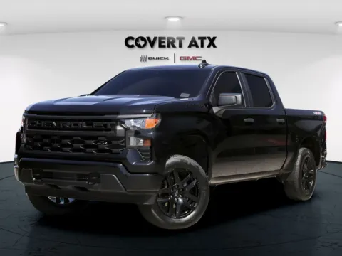 Black 2024 Chevrolet Silverado 1500 Custom for sale in Austin, TX