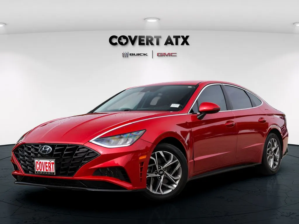 Red 2020 Hyundai Sonata SEL for sale in Austin, TX