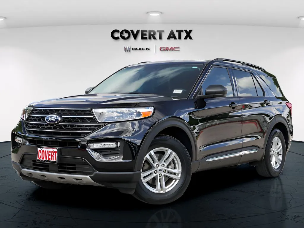 Black 2023 Ford Explorer XLT for sale in Austin, TX