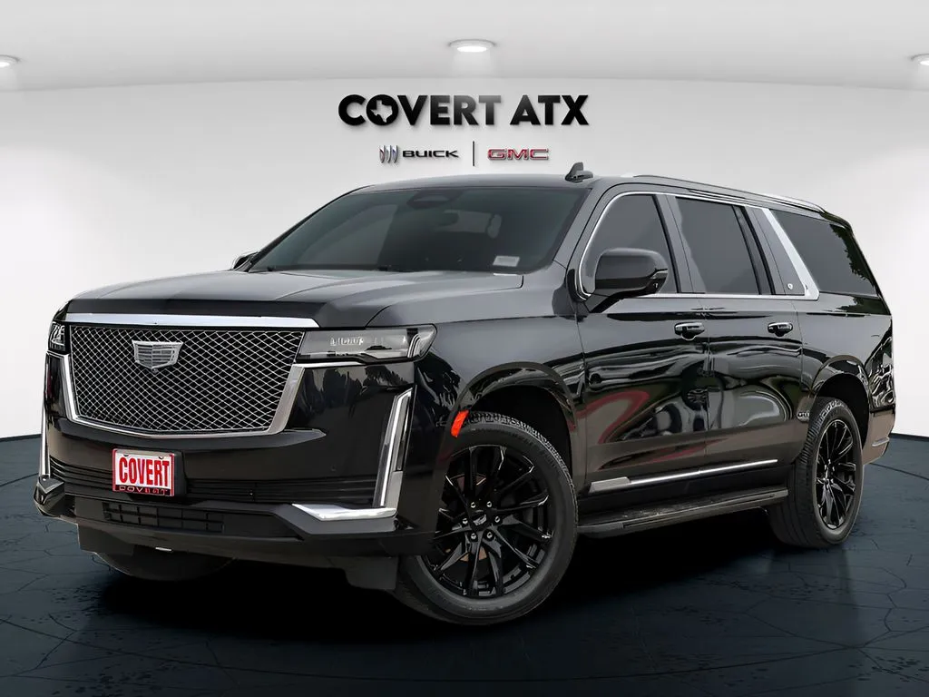 Black 2021 Cadillac Escalade ESV Premium for sale in Austin, TX