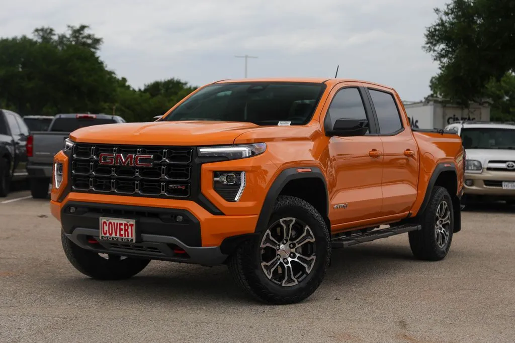 Orange 2025 GMC Canyon AT4 for sale in Austin, TX