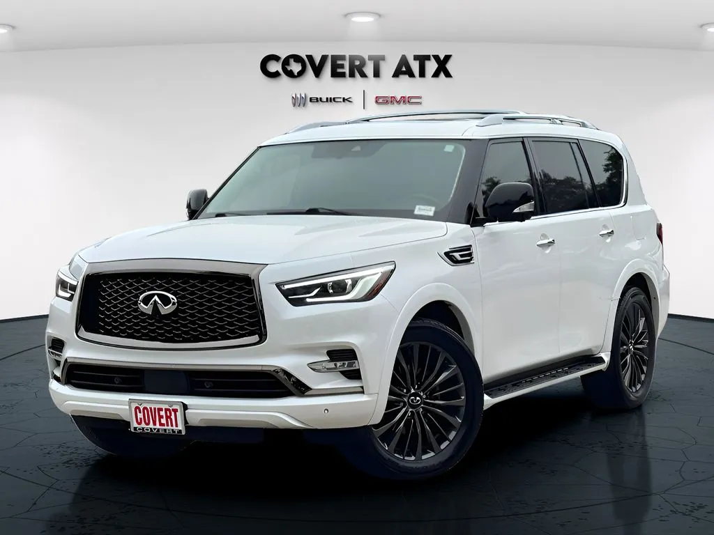 White 2021 INFINITI QX80 Premium Select for sale in Austin, TX