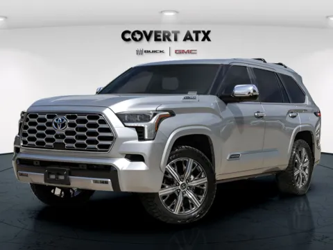 Silver 2023 Toyota Sequoia Capstone for sale in Austin, TX