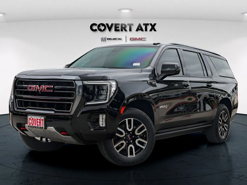 Black 2023 GMC Yukon XL AT4 for sale in Austin, TX