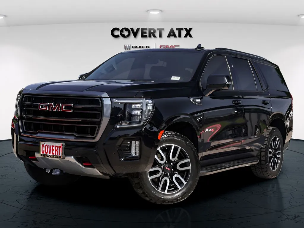 Black 2021 GMC Yukon AT4 for sale in Austin, TX