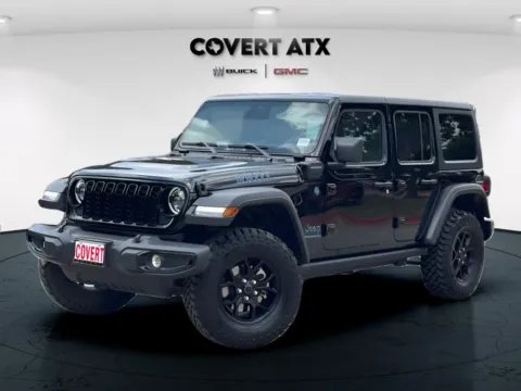 Photos of 2025 Jeep Wrangler Willys 4xe for sale in Austin, TX at Covert Buick GMC