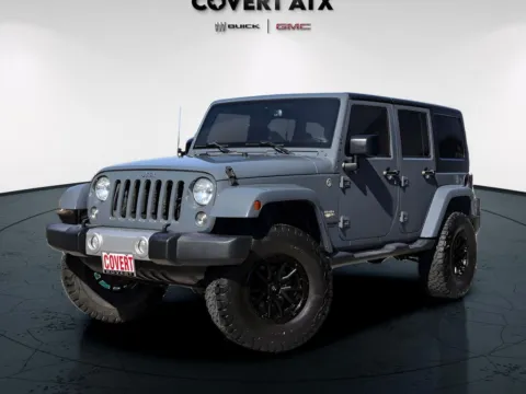 Gray 2015 Jeep Wrangler Unlimited Sahara for sale in Austin, TX