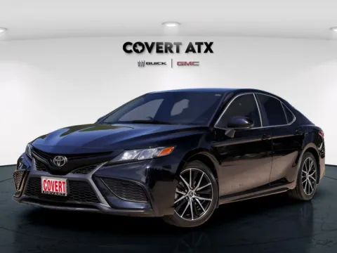 Black 2021 Toyota Camry SE for sale in Austin, TX