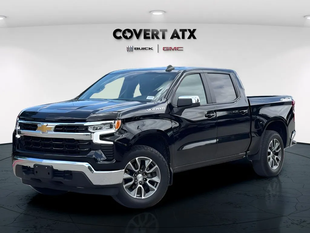 Black 2024 Chevrolet Silverado 1500 LT for sale in Austin, TX