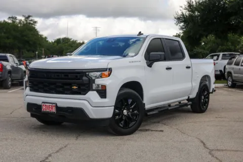White 2024 Chevrolet Silverado 1500 Custom for sale in Austin, TX