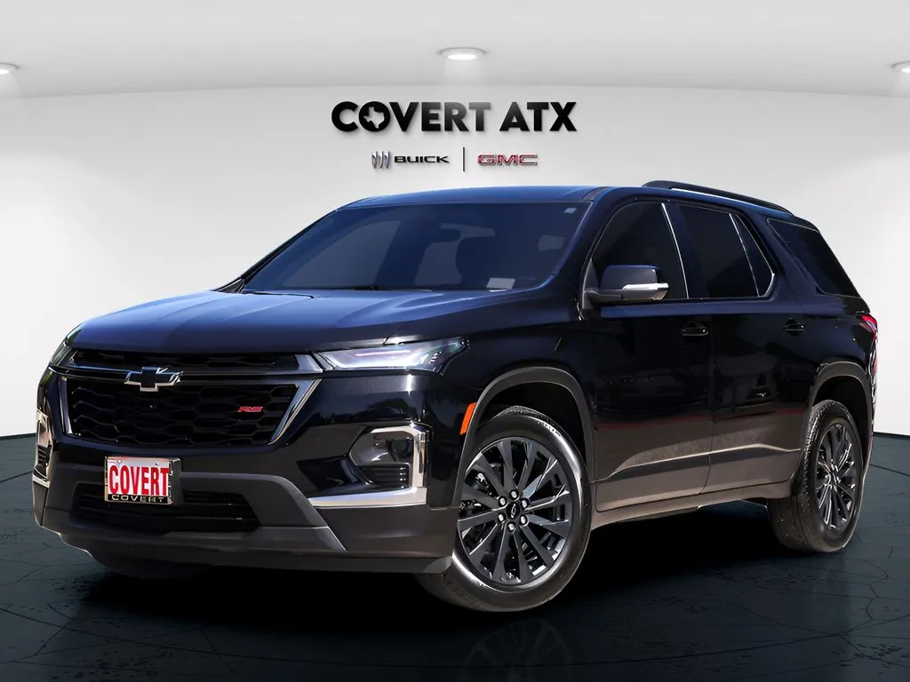 Black 2023 Chevrolet Traverse RS for sale in Austin, TX