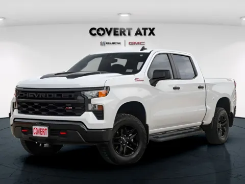 White 2025 Chevrolet Silverado 1500 Custom Trail Boss for sale in Austin, TX