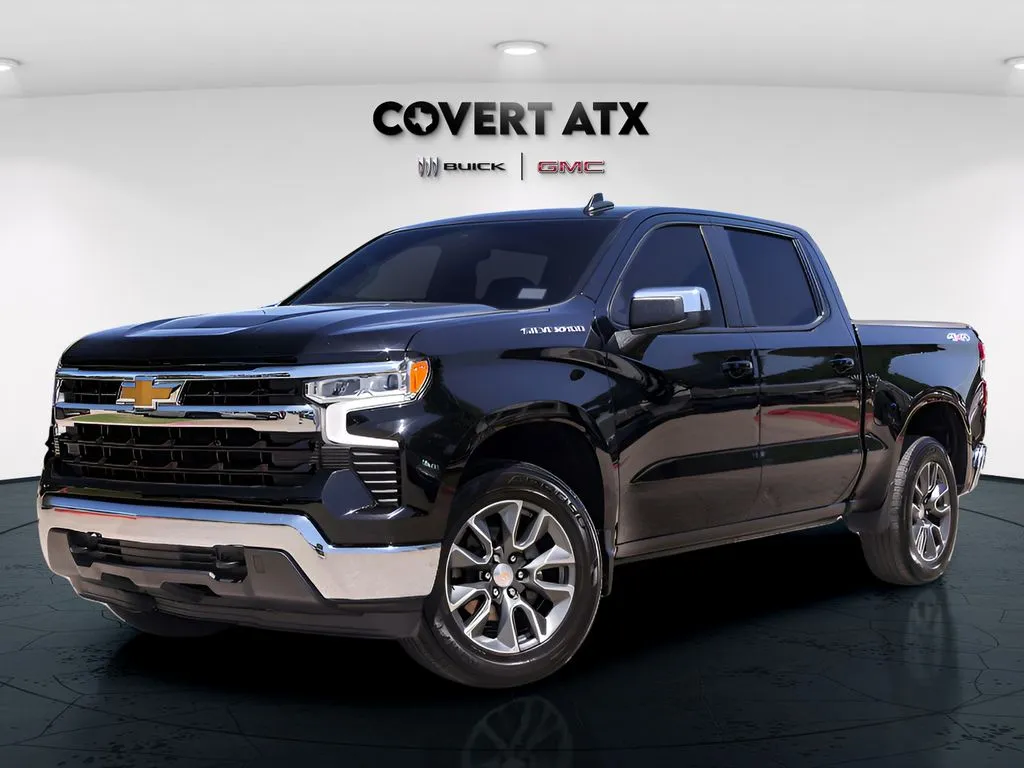 Black 2023 Chevrolet Silverado 1500 LT for sale in Austin, TX