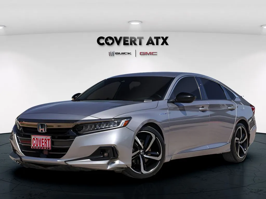 Silver 2022 Honda Accord Hybrid Sport for sale in Austin, TX