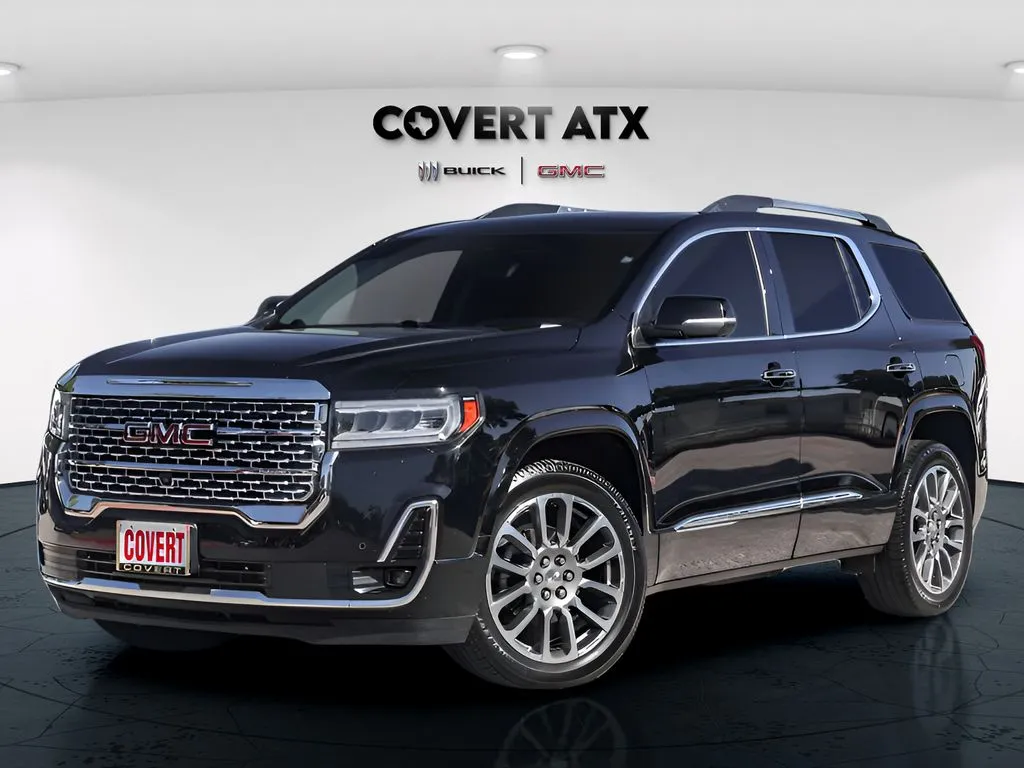 Black 2021 GMC Acadia Denali for sale in Austin, TX