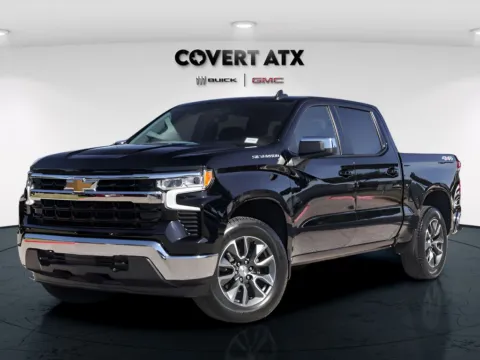 Black 2024 Chevrolet Silverado 1500 LT for sale in Austin, TX