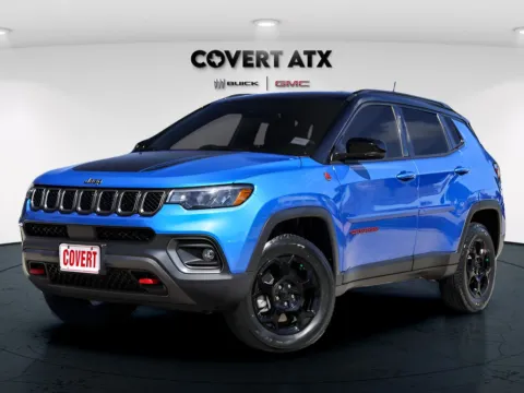 Blue 2023 Jeep Compass Trailhawk for sale in Austin, TX