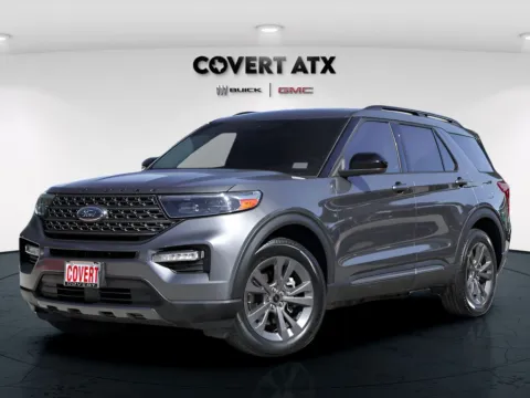 Gray 2022 Ford Explorer XLT for sale in Austin, TX