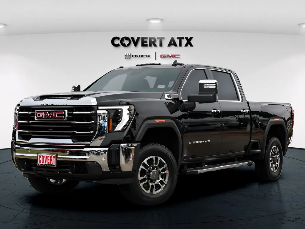 Black 2025 GMC Sierra 2500 HD SLT for sale in Austin, TX