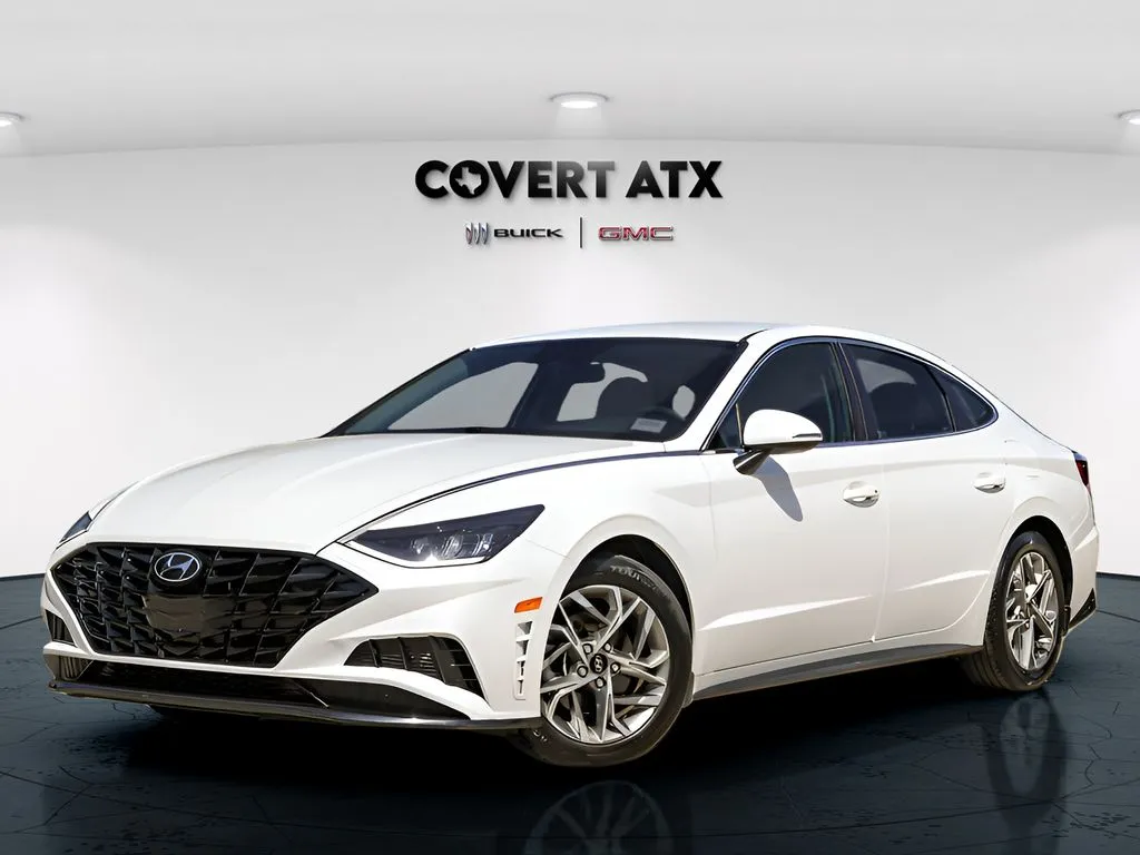 White 2022 Hyundai Sonata SEL for sale in Austin, TX