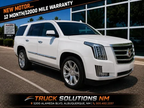 White 2015 Cadillac Escalade Premium for sale in Albuquerque, NM