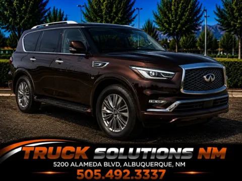 Brown 2018 INFINITI QX80 7-Passenger for sale in Albuquerque, NM